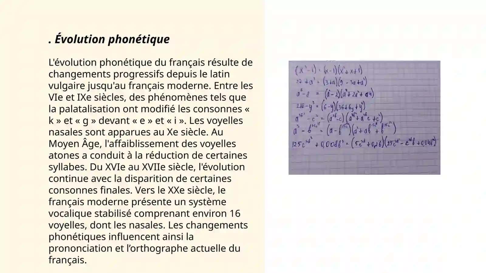 LE GALLO-ROMAN: LES CHANGEMENTS GRAMMATICAUX 3
