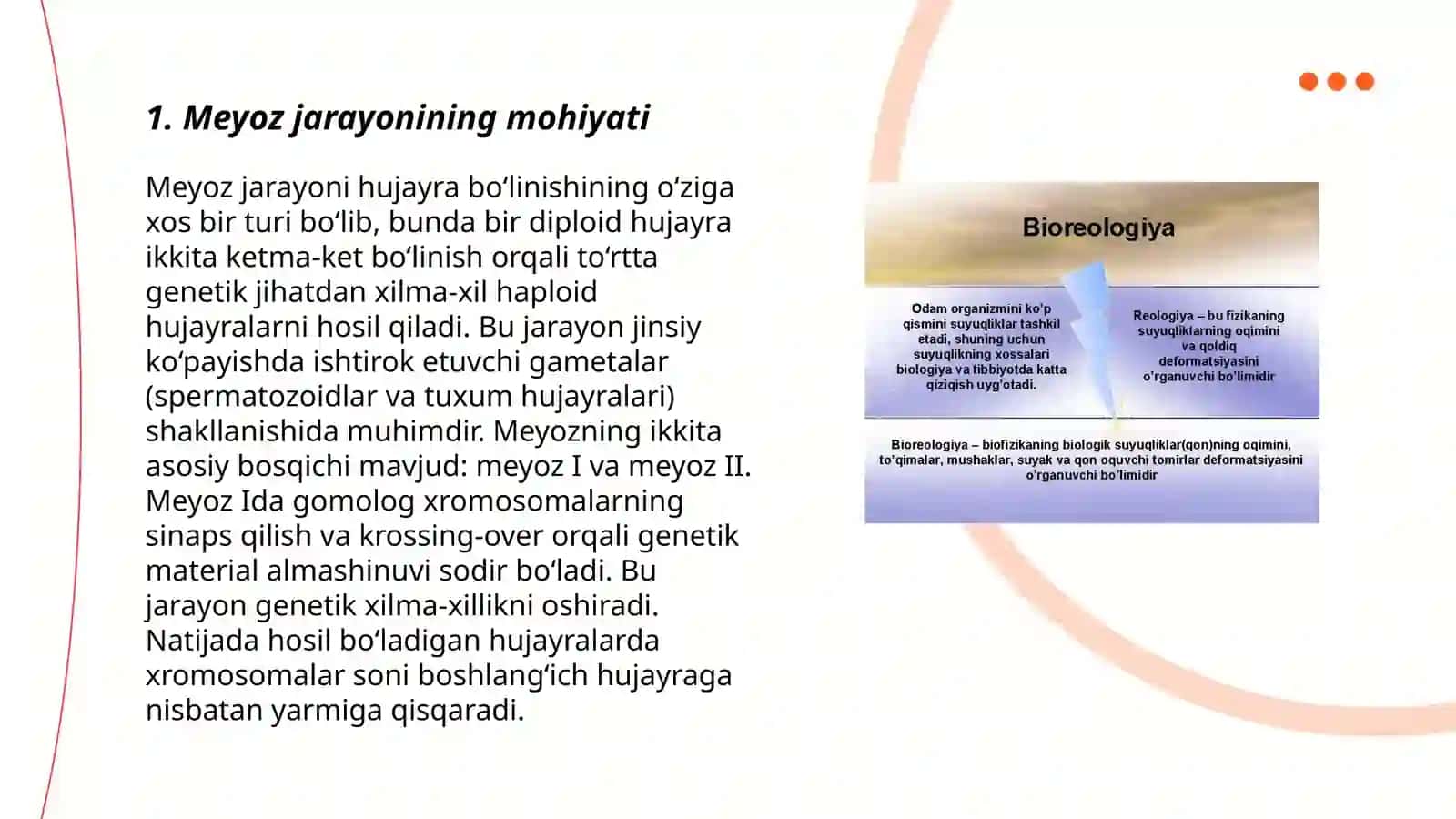 Meyozning biologik ahamiyati 3