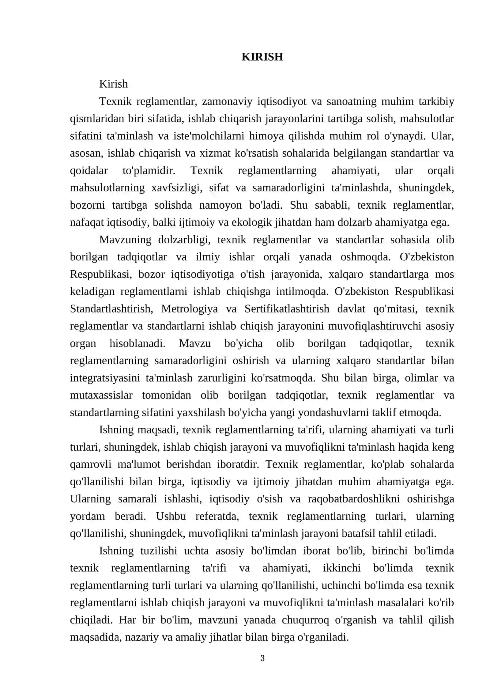 Texnik reglamentlar tòĝrisida 3