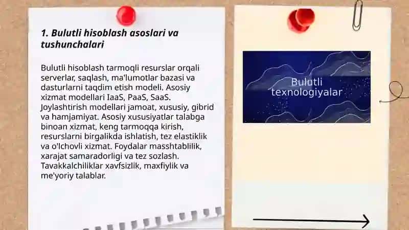 Bulutli hisoblash asoslari va tushunchalari 3