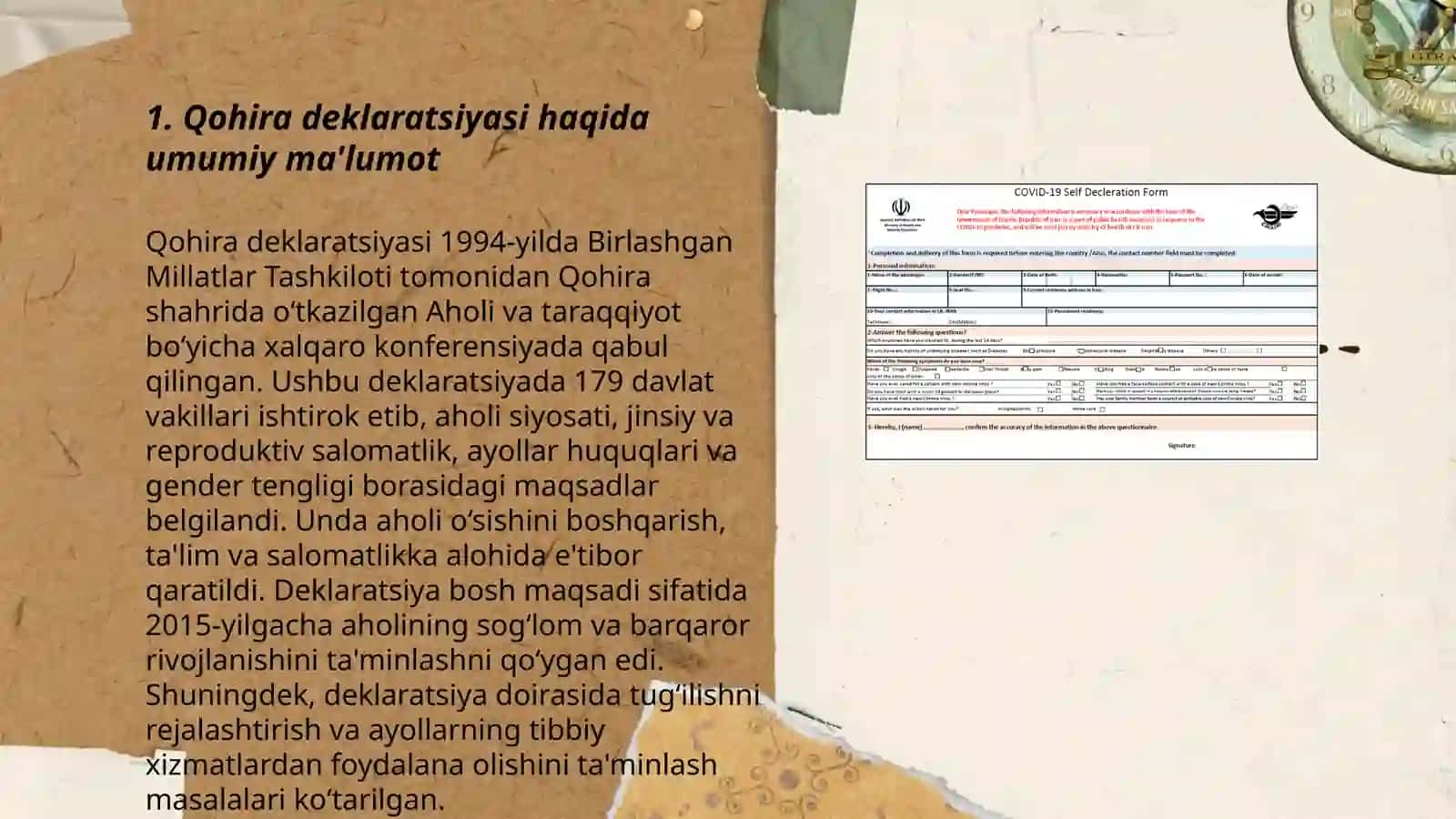 Qohira deklaratsiyasi Tarixi 3