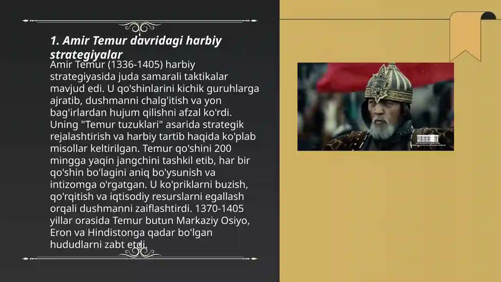 Amir Temurning harbiy yurishlari 3