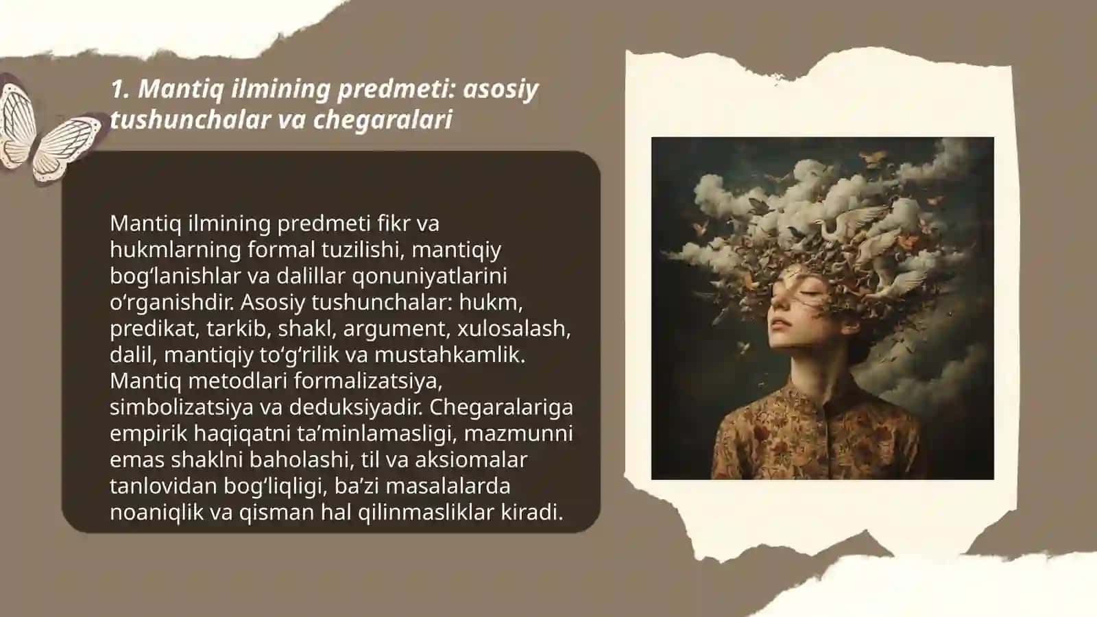 Mantiq ilmining predmeti va ahamiyati 3