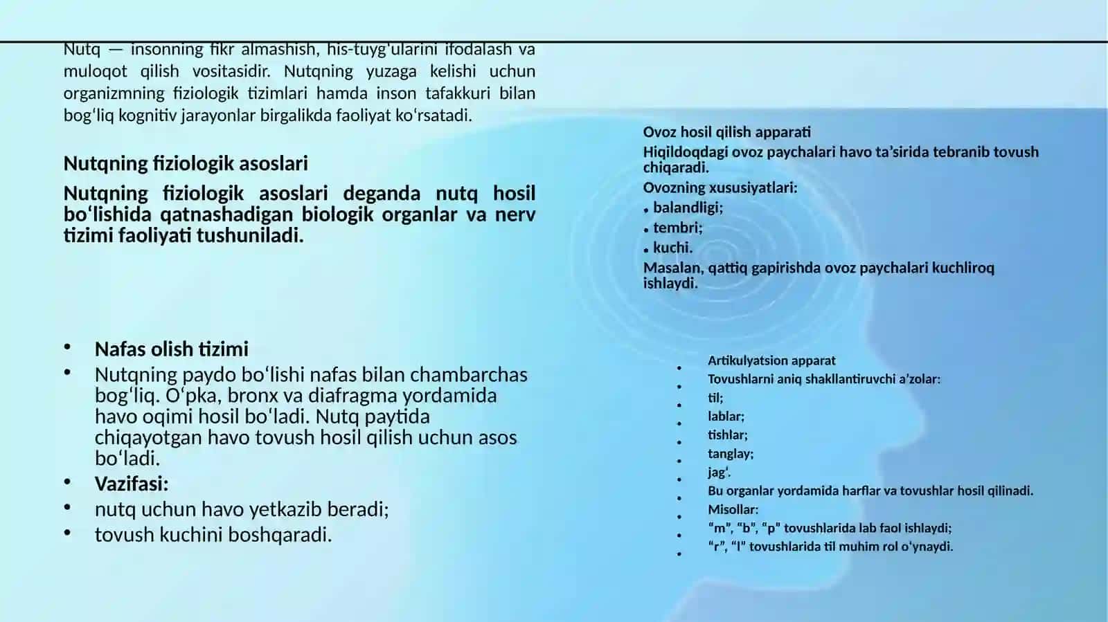 Nutqning fizologik va kognitiv asoslari 3