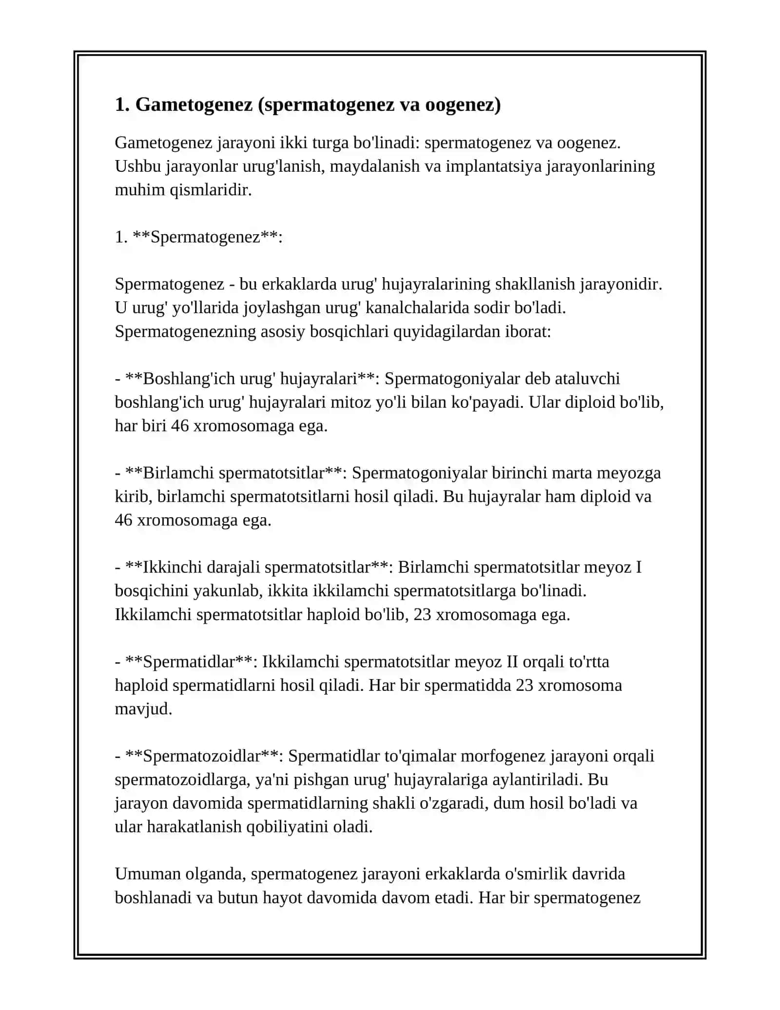 URUG'LANISH. MAYDALANISH IMPLANTASIYA 3
