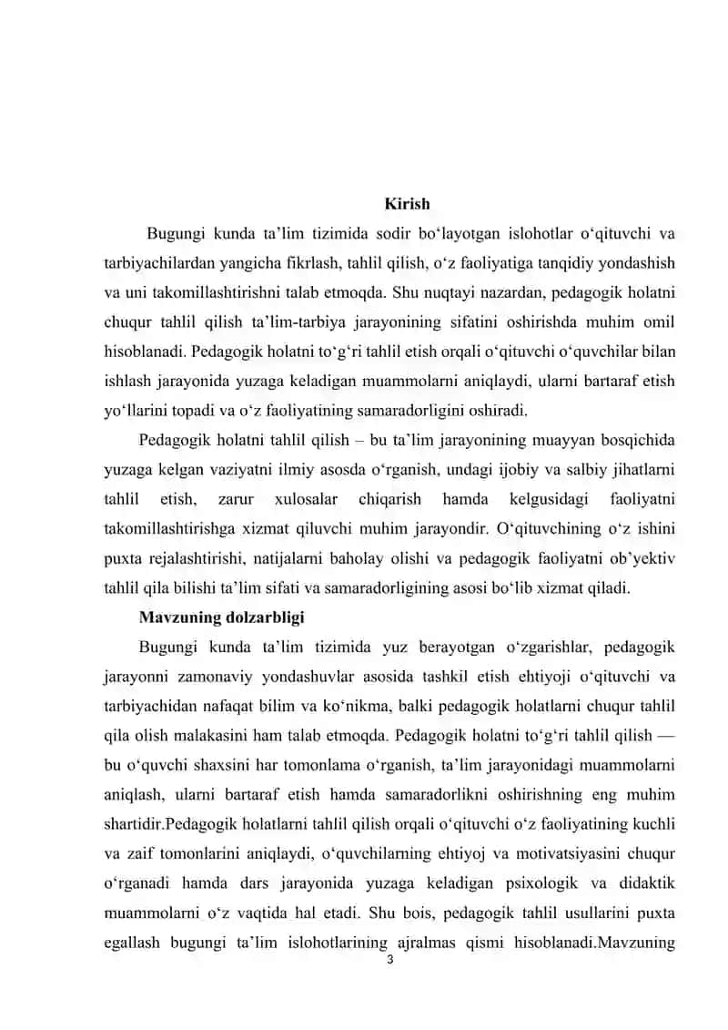 PEDAGOGIK HOLATNI TAHLIL QILISH USULLARI 3