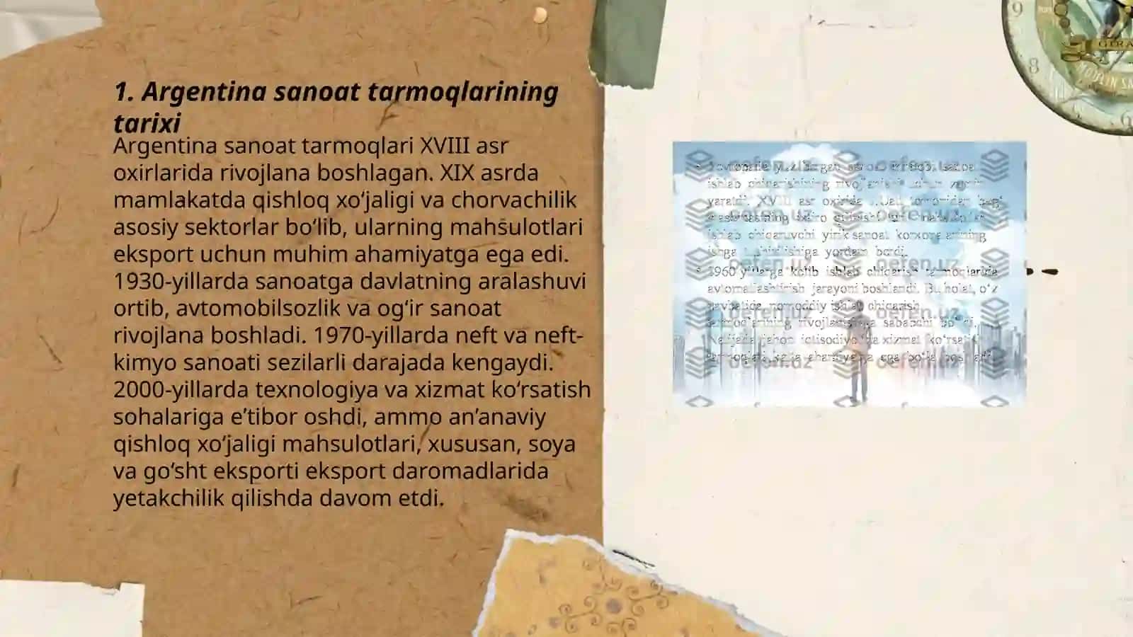 Argentina sanoat tarmoqlari rivojlanishi 3