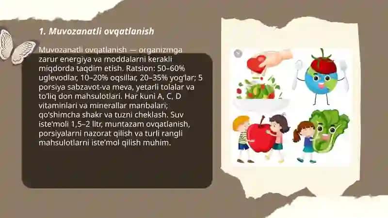 Healthy eating 3