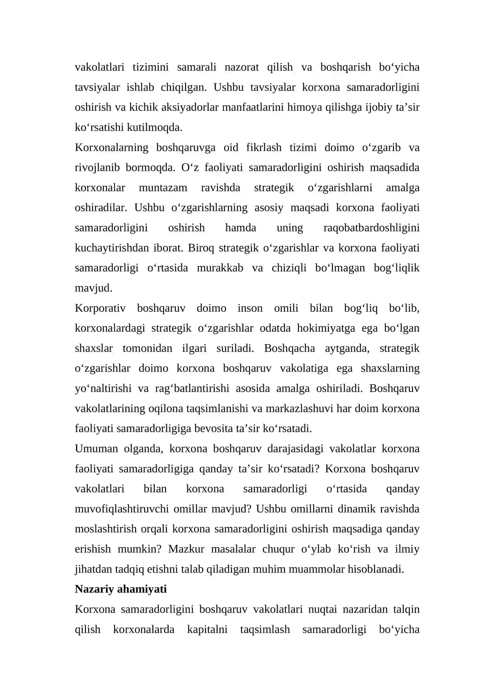 Korxonaning boshqaruv salohiyatini oshirish yo'llari 3