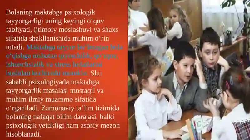 Bolaning maktabga psixologik tayyorgarligi 3