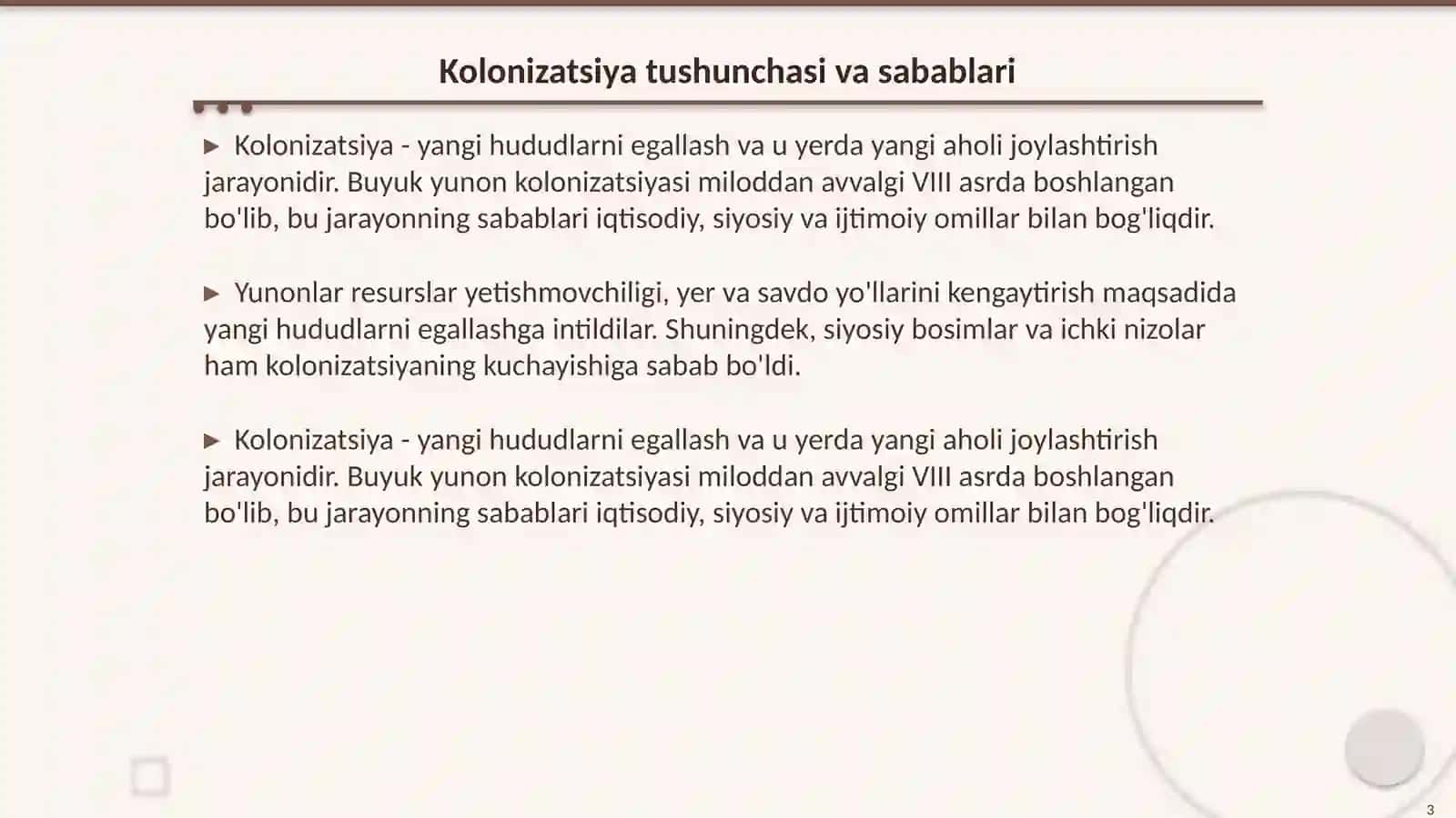 Buyuk yunon kolonizatsiyasi 3