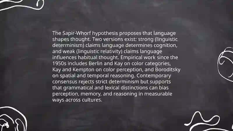 Exploring the relationship between language and thought 3