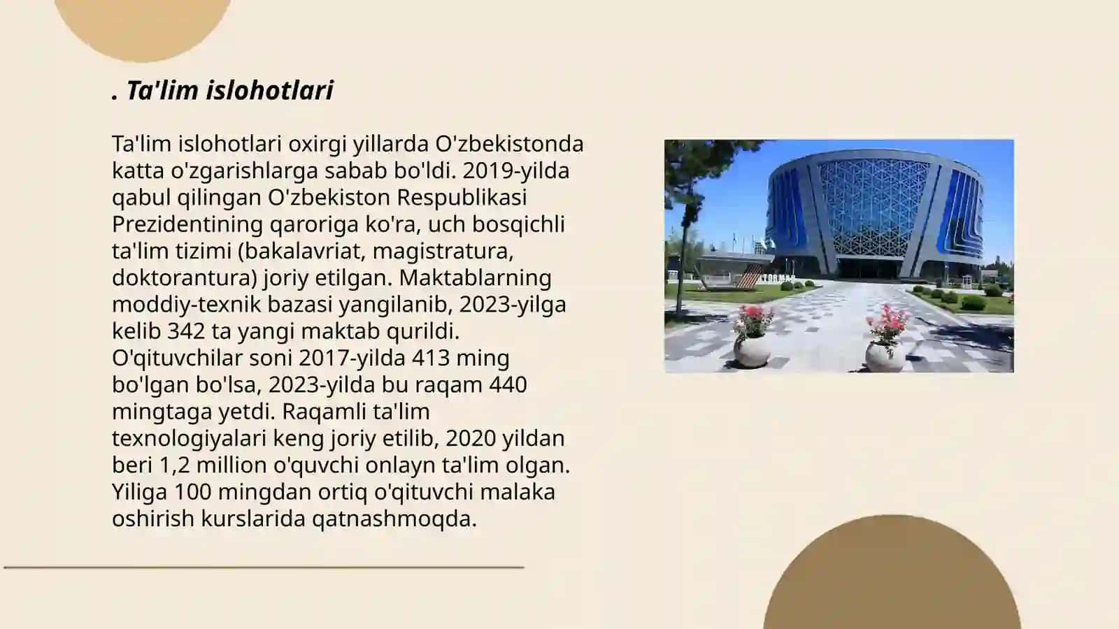 Ta'lim islohotlari 3
