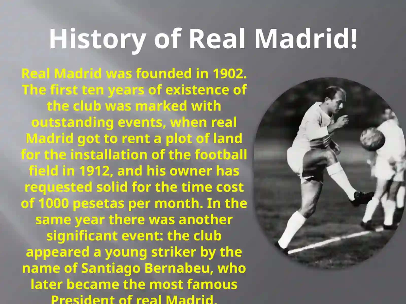 History of the club - Real Madrid 3