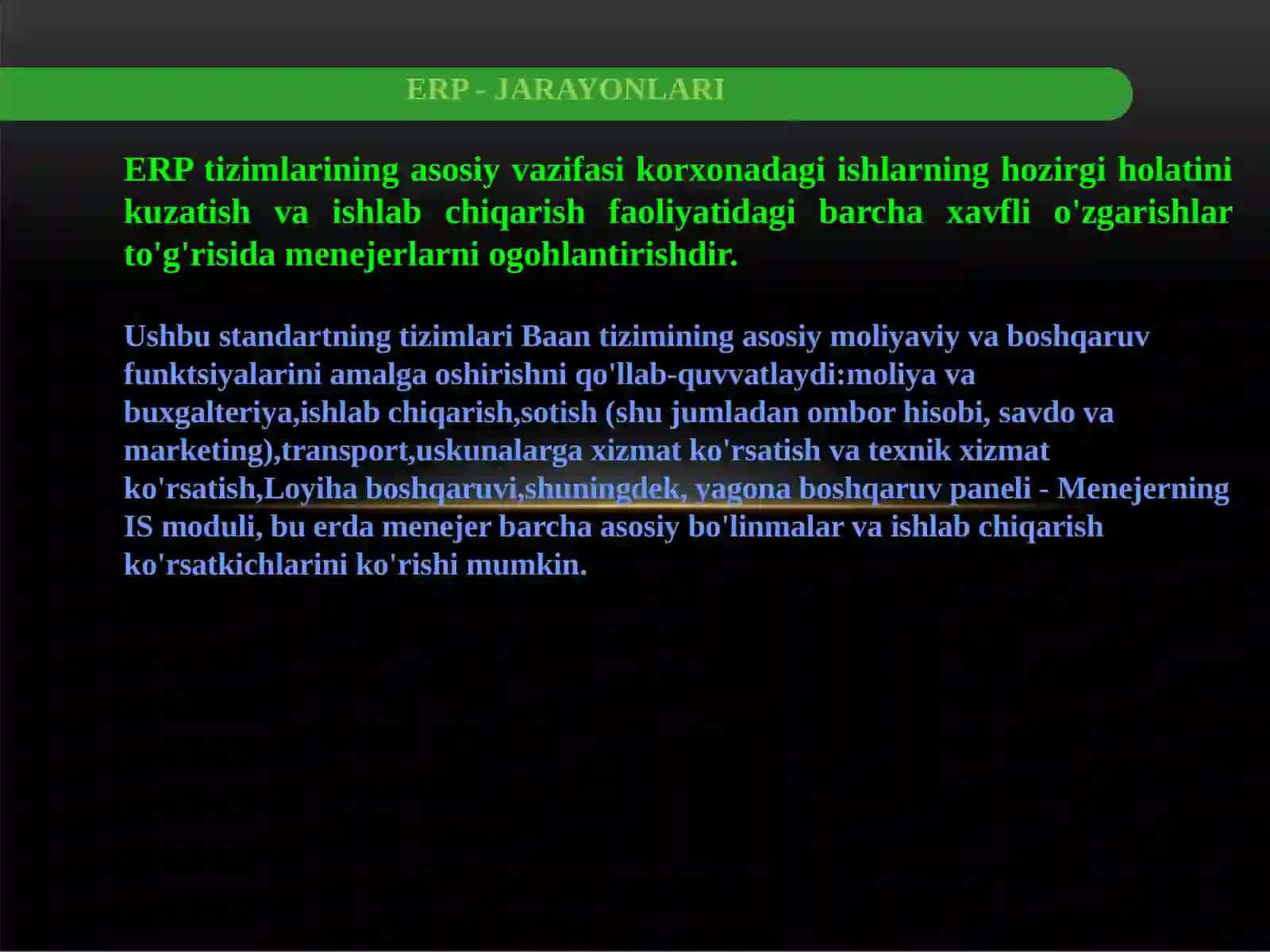 Axborottizimlariarxitekturasi(ERPИCRM) 3