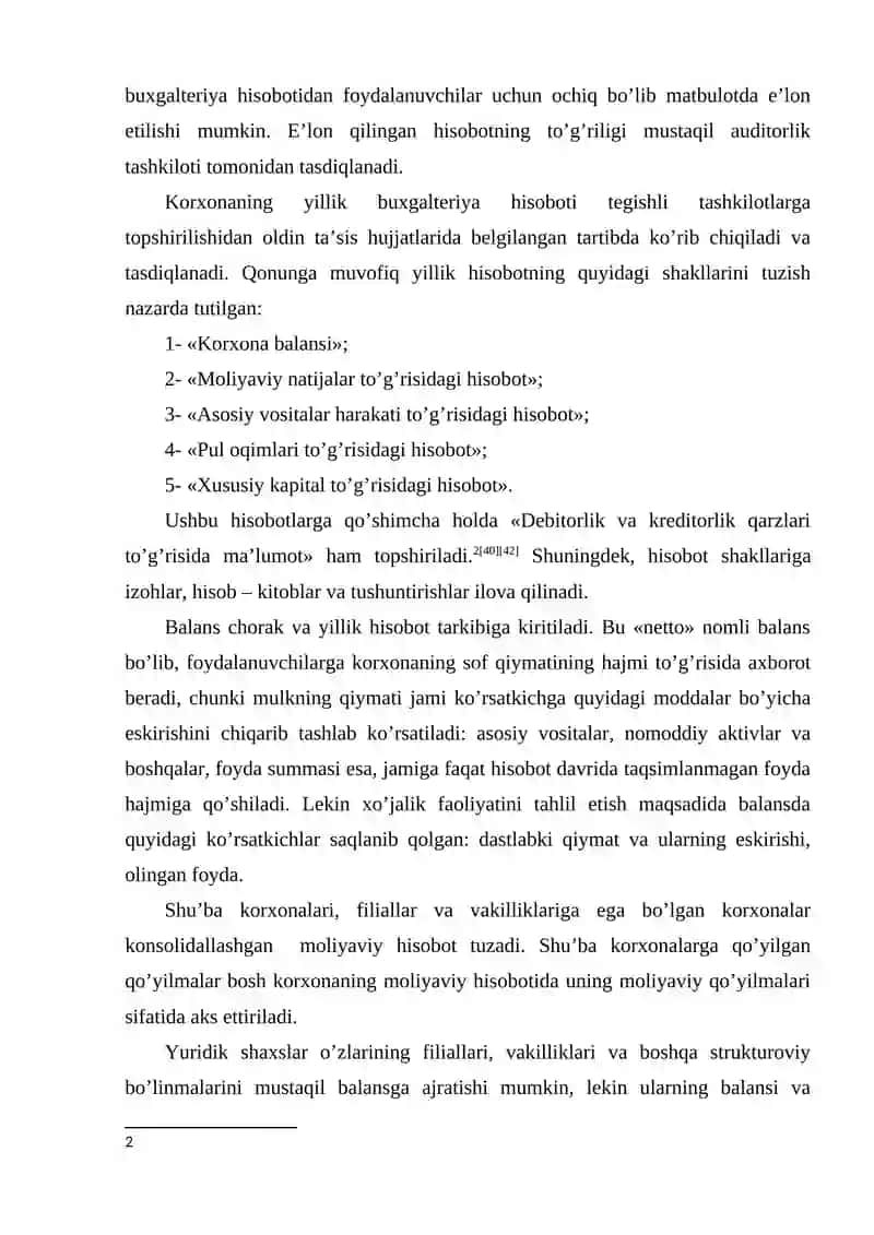 Moliyaviy hisobot va uning turlari 3