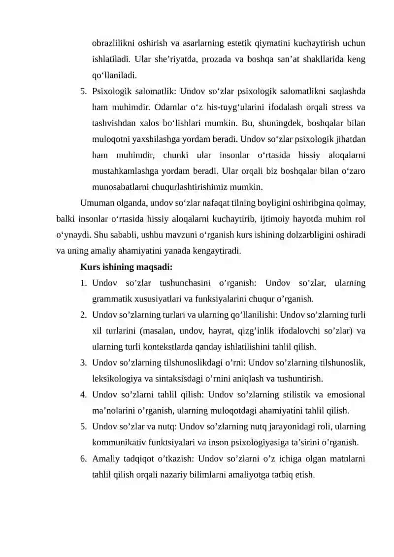 Undov so’zlar haqida 3