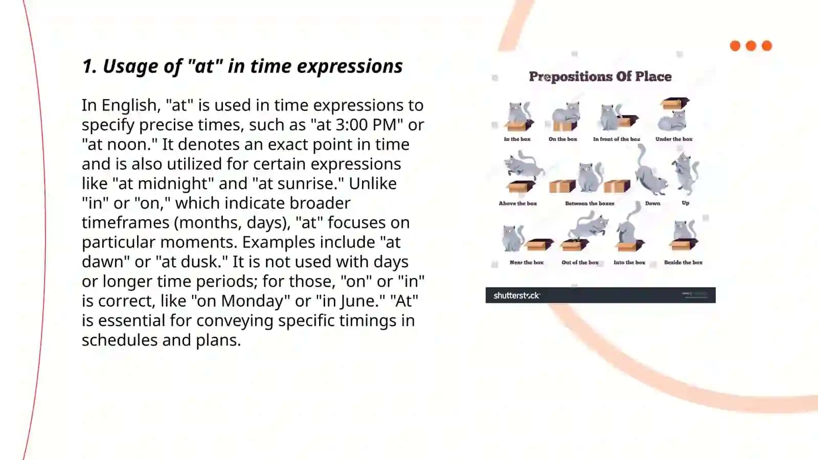 Prepositions of time, place, movement 3