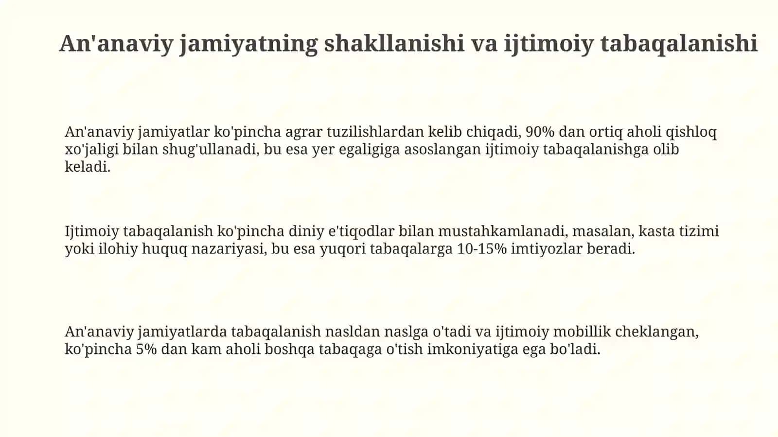 A’nanaviy jamiyatning qaror to’pishi 3
