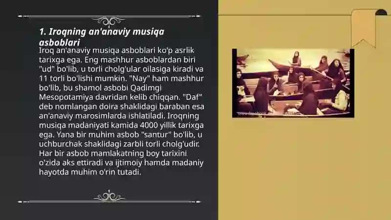 Iroq musiqa madaniyati 3