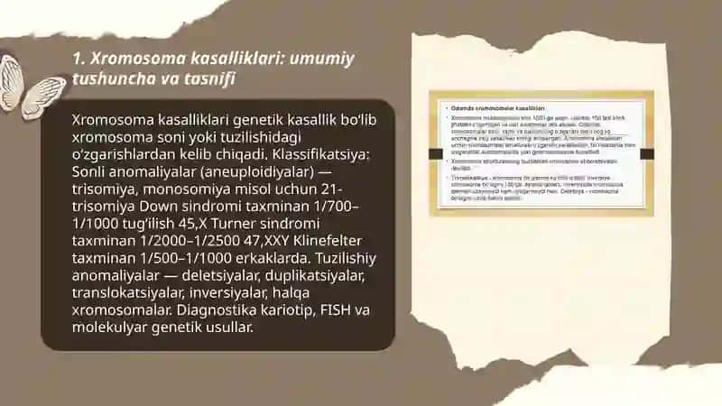Xromosoma kasalliklarining irsiylanishi 3