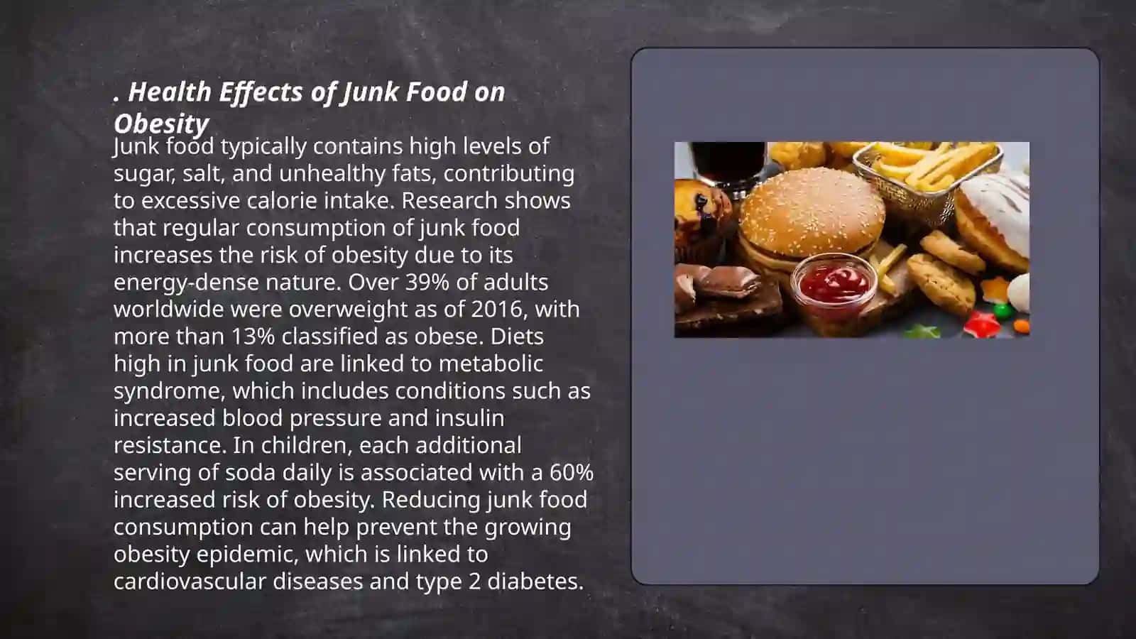 Impacts of junk food 3