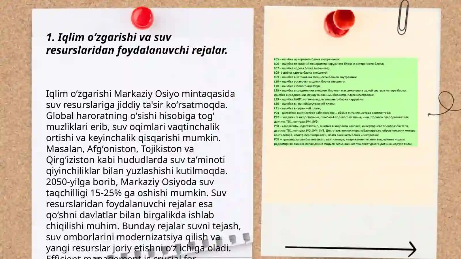 Iqlim oʻzgarishlari oqibatlariga moslashish va tabiiy resurslardan oqilona foydalanish yoʻllari 3
