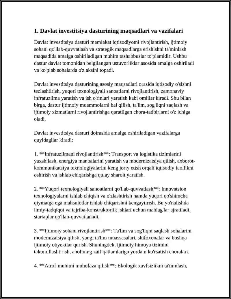 DAVLAT INVESTITSIYA DASTURI 3