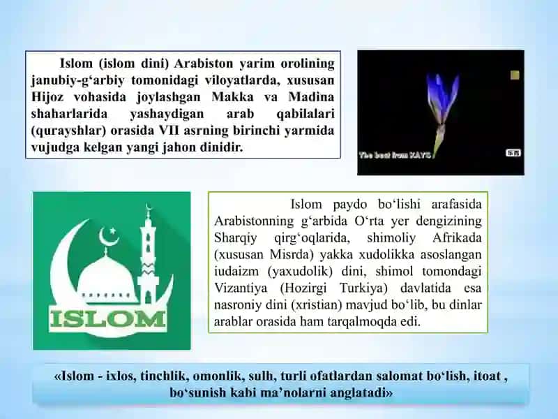 Islom dini tarixi va mohiyati 3