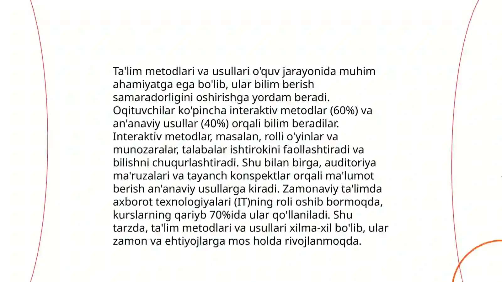 Professional ta'lim metodlari va shakllari 3