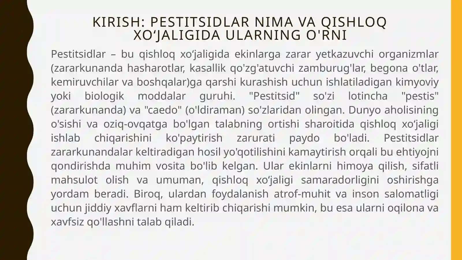 Pestitsidlarni qishloq xo‘jaligida ishlatilishi 3