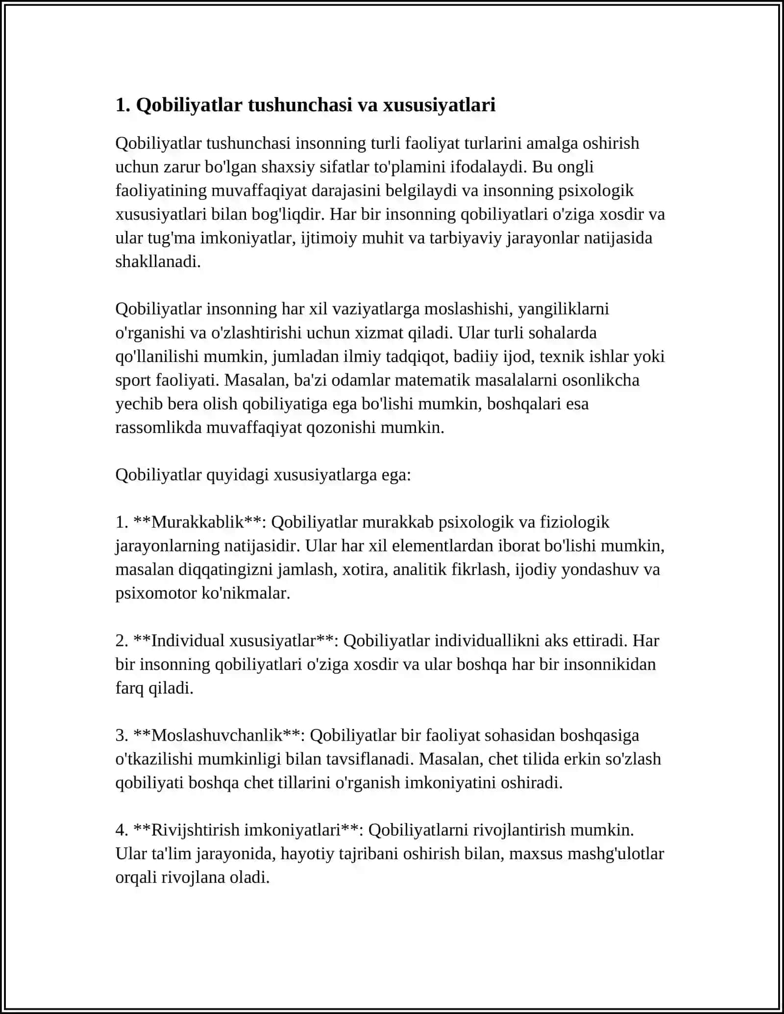 QOBILIYATLAR VA ULARNING TURLARI 3