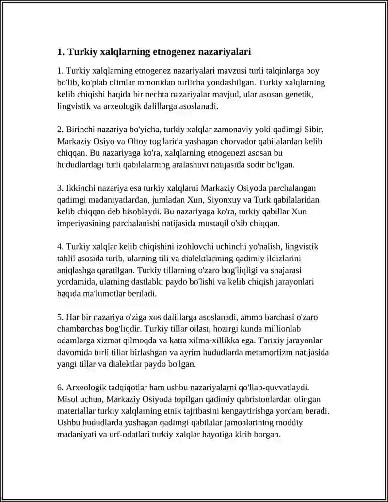 TURKIY XALQLARNING KELIB CHIQISHI HAQIDA NAZARIYALAR 3