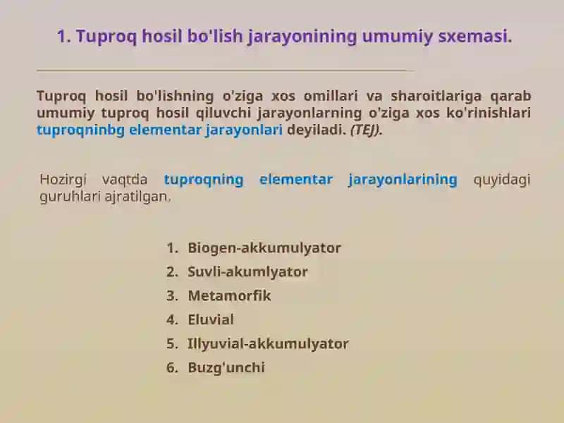 Tuproqlarning morfologik xususiyatlari 3