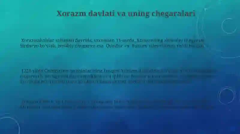 Oʻrta asrlarda Oʻrta Osiyo davlatlarining tarixiy geografiyasi 3