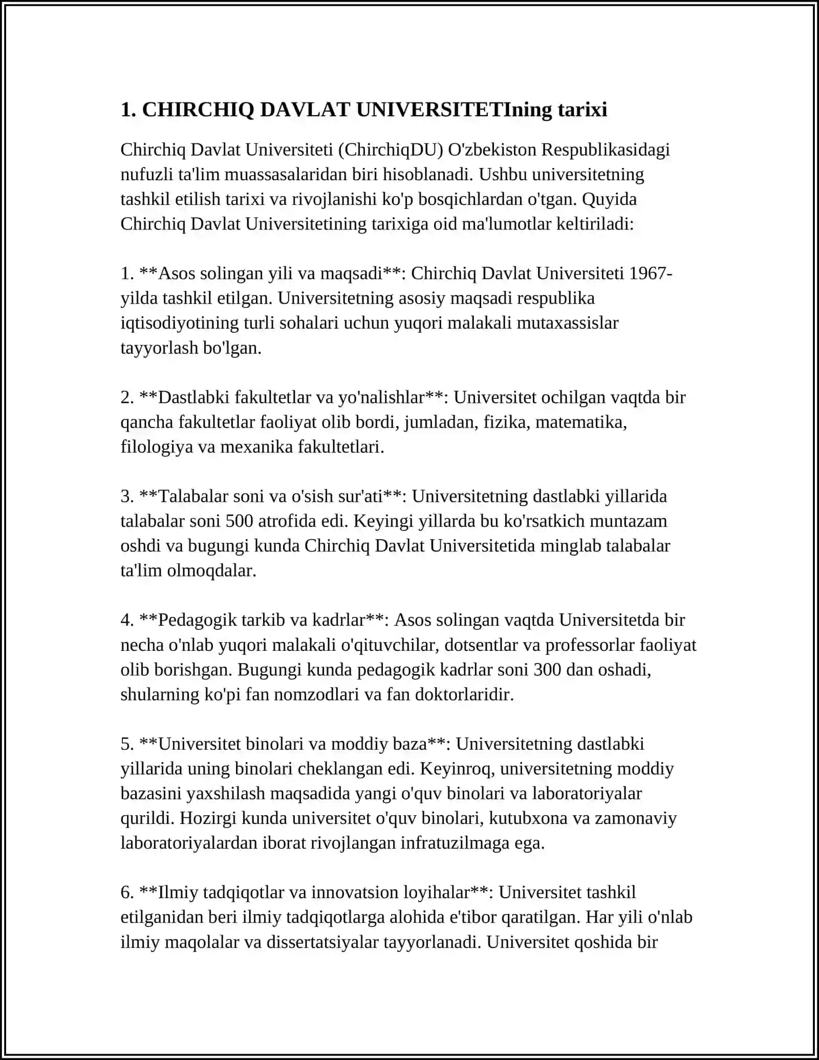 CHIRCHIQ DAVLAT UNIVERSITETI 3