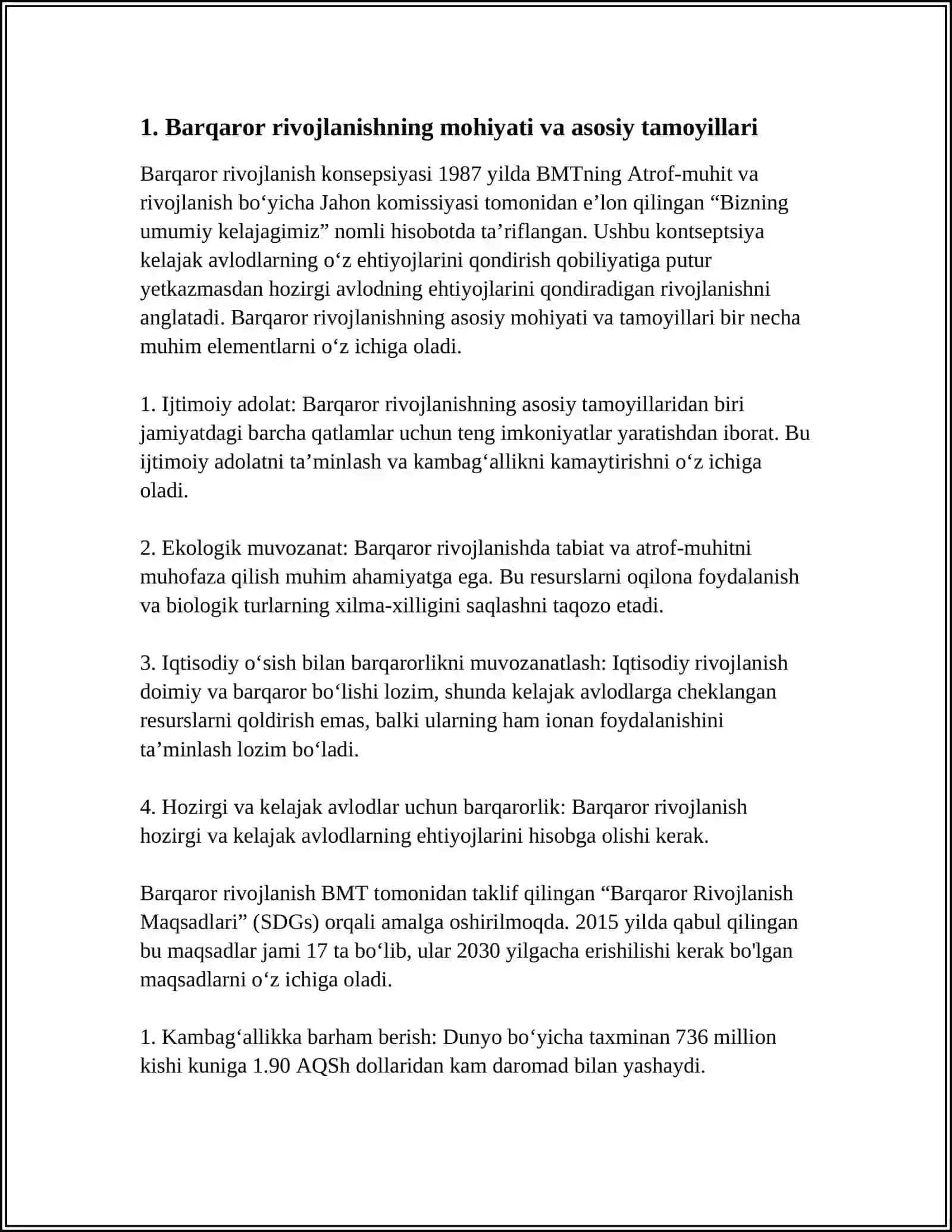 BIOXILMA-XILLIKNI SAQLASH VA BARQAROR RIVOJLANISH 3