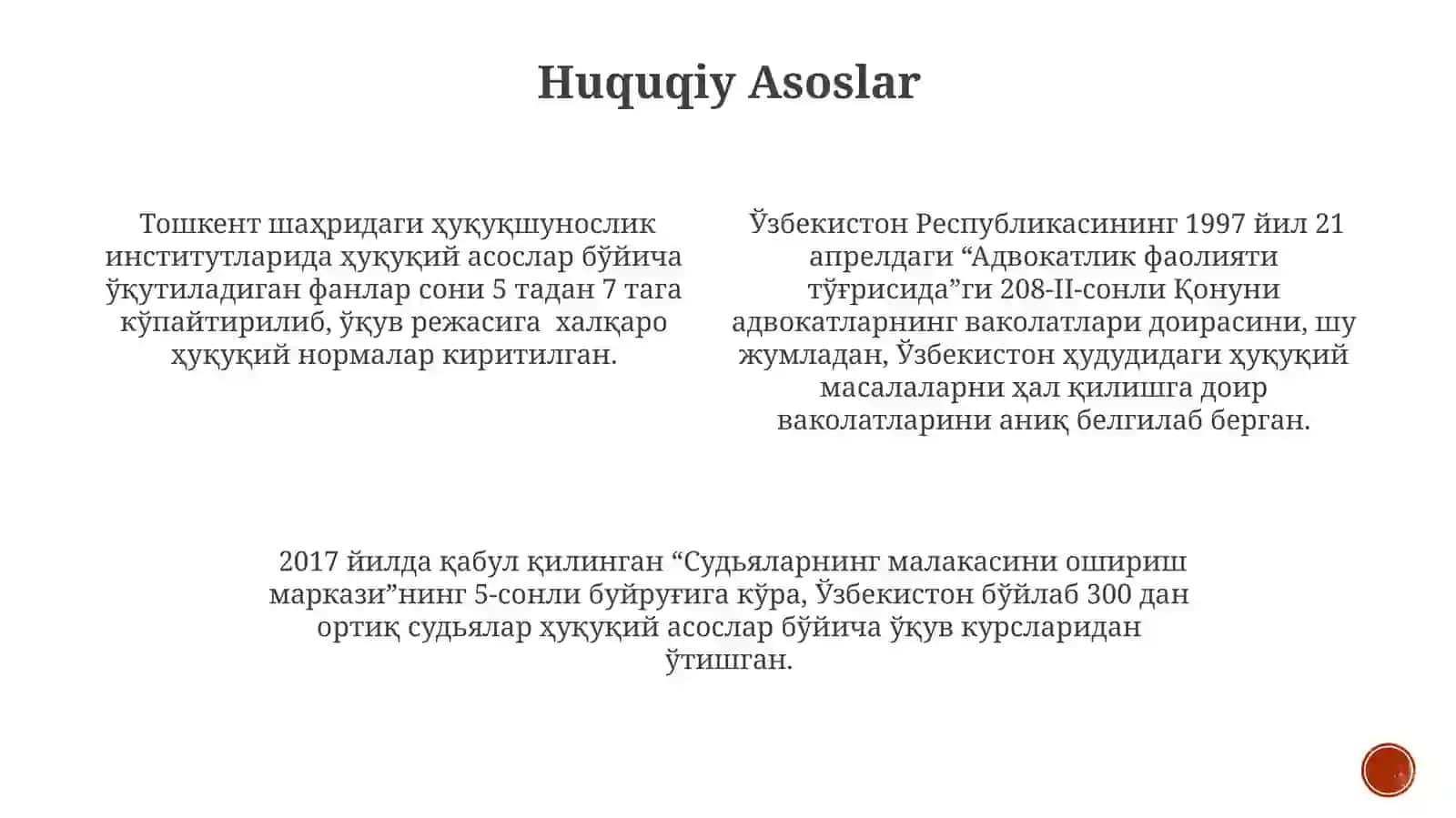 Ҳуқуқий Асослар 3