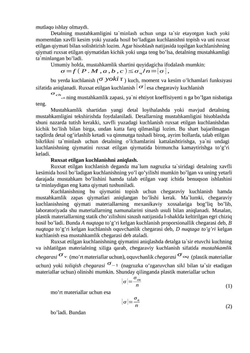 MASHINALAR ISHONCHLILIGI HAQIDA TUSHUNCHALAR 3