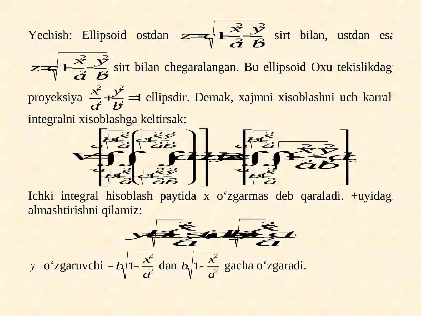 Uchо‘lchovli integralni geometriyava fizikaga tadbiq 3