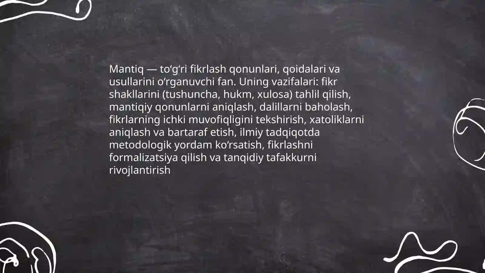 Falsafa fanidan mantiq mavzusi 3