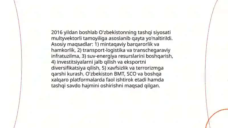 O'zbekiston va jahon hamjamiyati 3