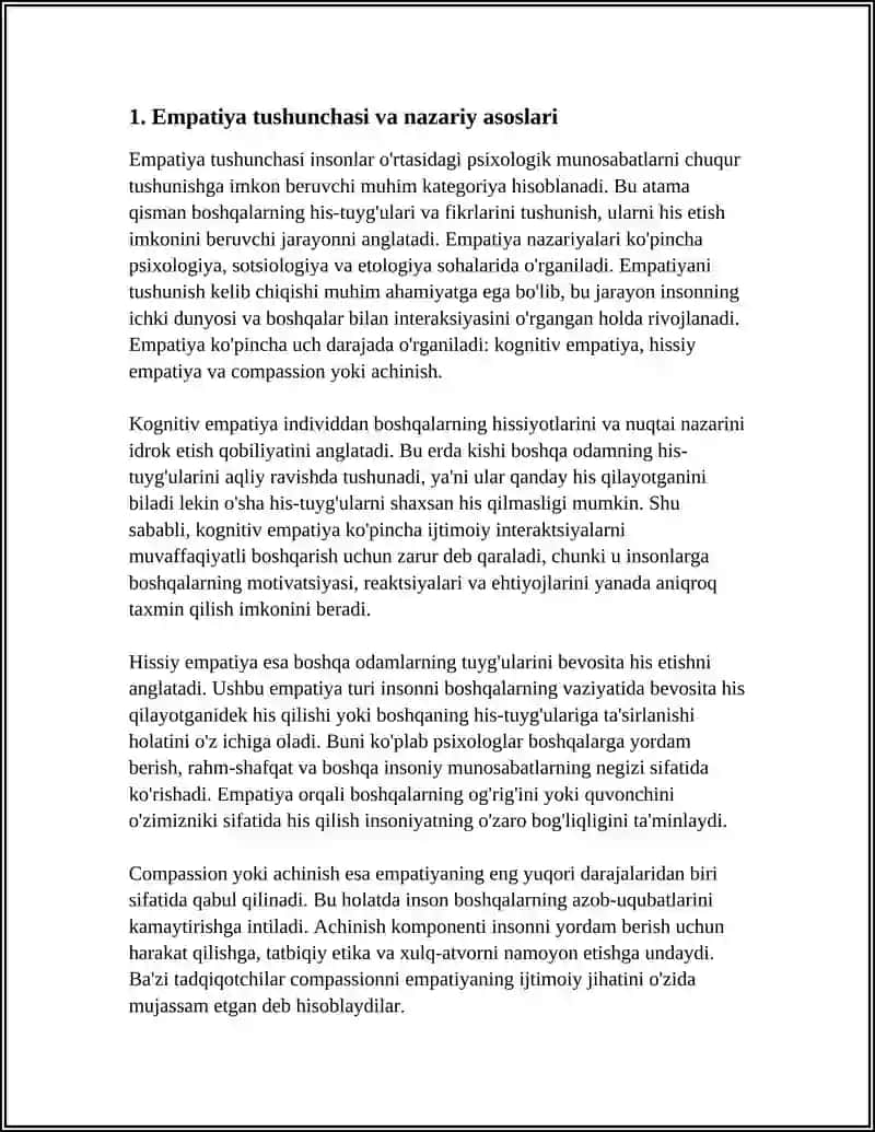 Empatiya va Uni Tadqiq Qilish Usullari 3