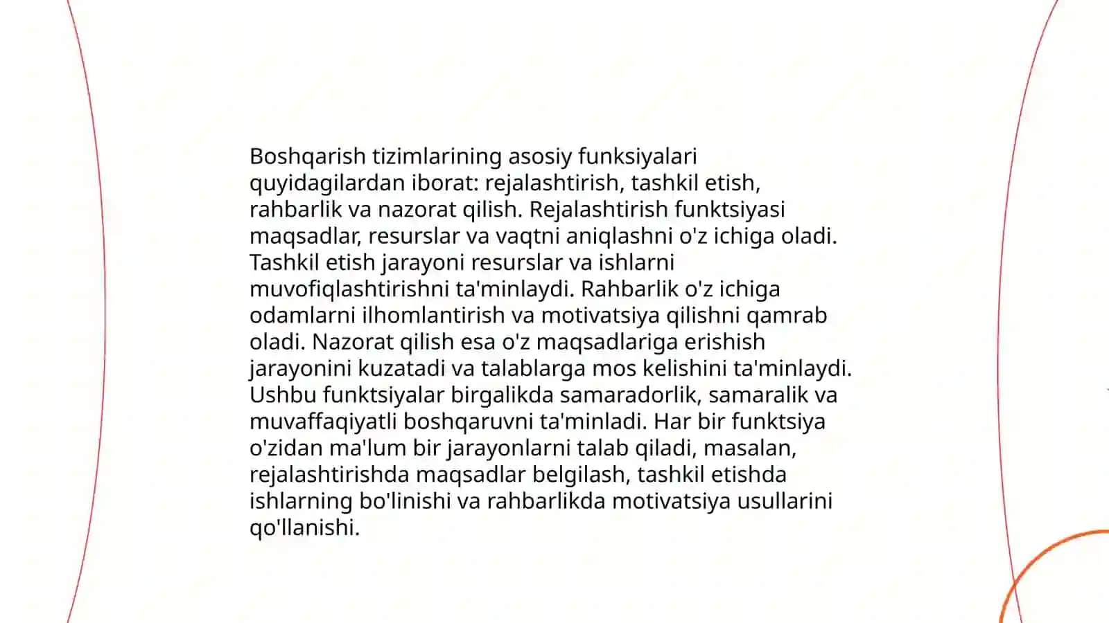 Boshqarish tizimi kriteriyalari 3
