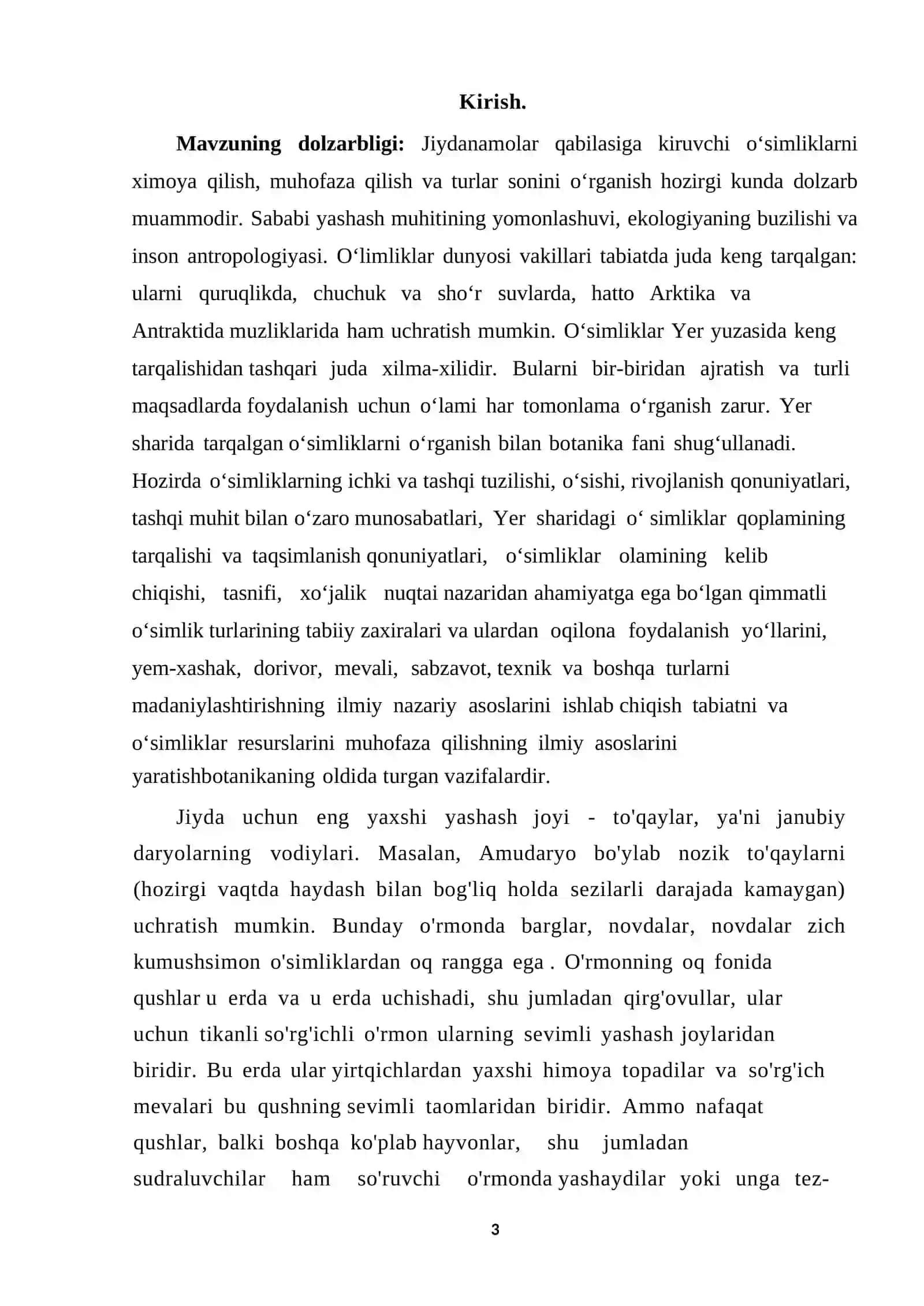 Jiydanamolar qabilasi 3