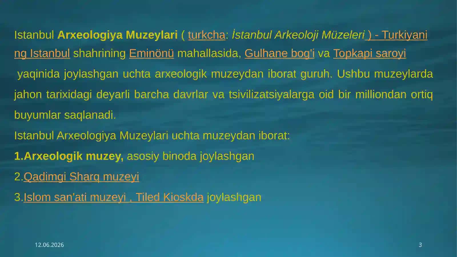 Vizantiya tarixiga oid muzeylar 3
