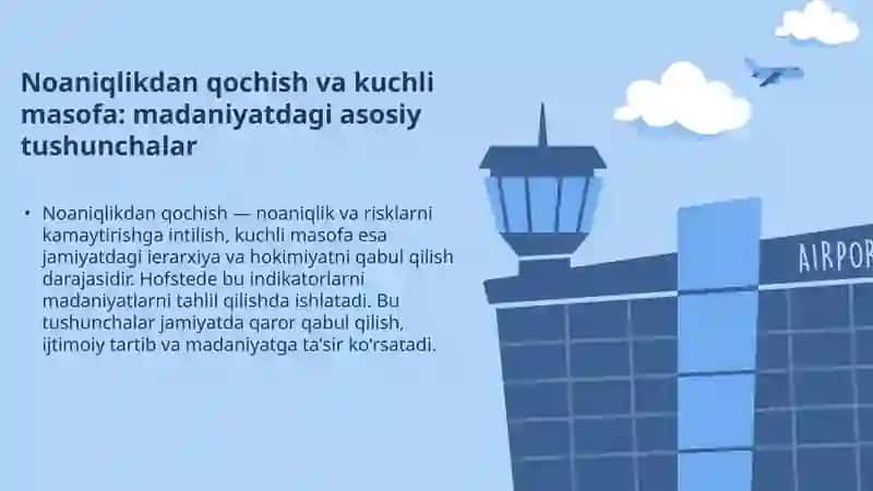 Noaniqlikdan qochish va kuchli masofa 3