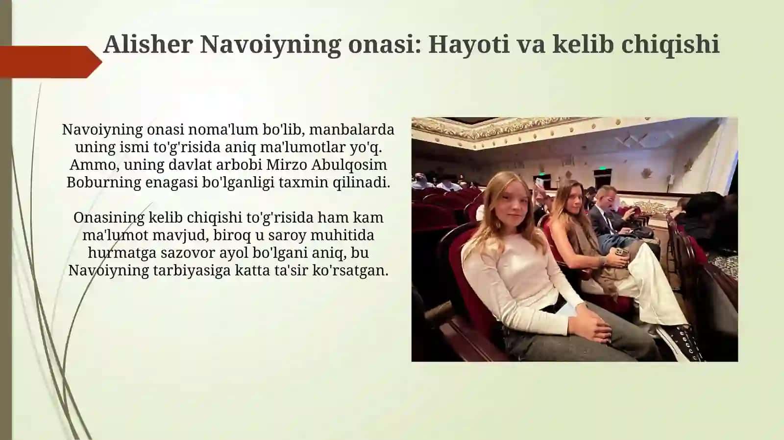 Alisher Navoiyning onasi: Hayoti va kelib chiqishi 3
