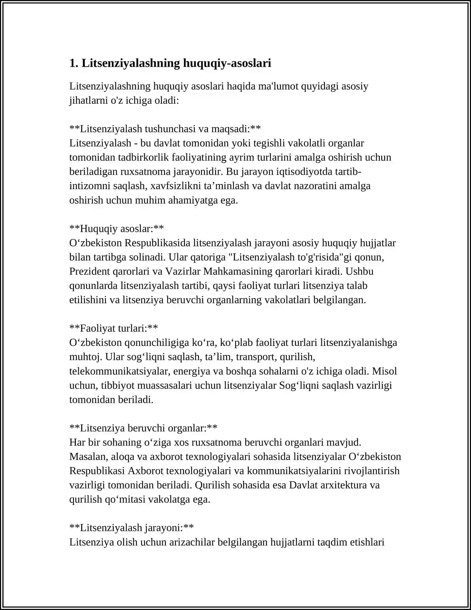 TRANSPORT SERVISI HIZMATINI LITSENZIYALASH 3