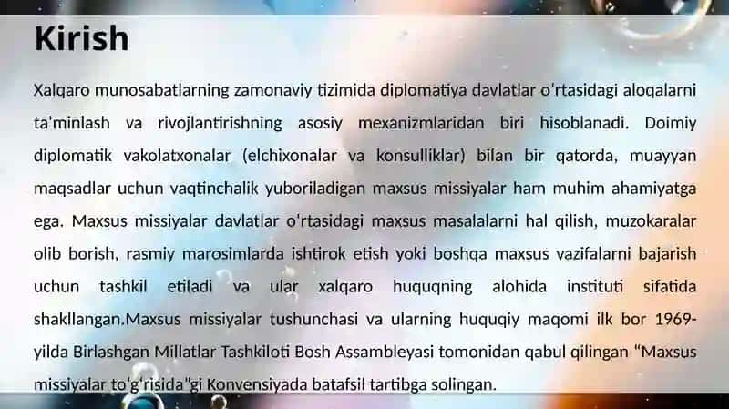 Maxsus missiyalarning huquqiy asoslari 3